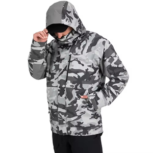 Veste coupe-vent pour homme, imperméable haute performance, à capuche, fermeture éclair, respirante, coupe-vent, grande taille - Product Image 4