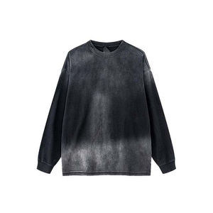 Sudaderas Premium Personalizadas con Lavado Ácido para Hombre, Ropa Deportiva Ligera, Ropa Casual, Corte Regular, Sudaderas Básicas de Algodón Bordadas - Product Image 2