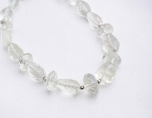 Ametista verde natural facetada, piedras preciosas para la elaboración de joyería fina. - Product Image 3