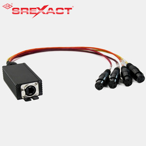 Adaptador de Audio SREXACT XLR a RJ45, Conector de 4 Pines para Equipos de Audio Profesionales - Product Image 4