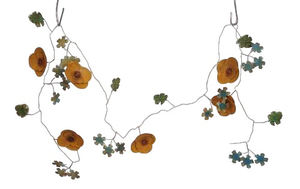 Guirnalda de Flores Navideña Rústica de Metal para Colgar, Ecológica, para Exteriores, Tamaño Personalizado, Decoración de Lujo para Fiestas y Festivales - Product Image 4