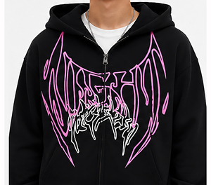 เสื้อฮู้ดดีไซน์เนอร์สีดำสุดหรูสำหรับผู้ชาย ผ้าฝ้ายพรีเมียม สไตล์สตรีทแวร์ เสื้อสเวตเชิ้ตลำลอง แฟชั่นฮู้ดดี้ ใส่ได้ทุกวัน - Product Image 6