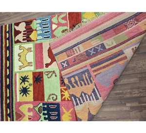 Tapis berbère en laine noué à la main, best-seller, motif arbre blanc sur fond crème, idéal pour le salon, tapis fabriqué avec les meilleurs matériaux. - Product Image 2