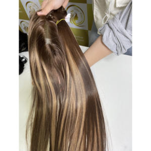 Perruques HD Lace Front transparentes vietnamiennes de qualité supérieure, avec mèches ombrées 2 tons, personnalisables pour femmes noires - Product Image 2