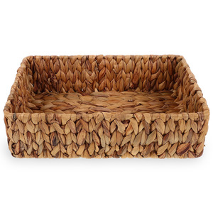 Panier-cadeau en jacinthe d'eau miniature, le meilleur rapport qualité-prix, paniers écologiques tressés pour le rangement et l'organisation de la maison - Product Image 2