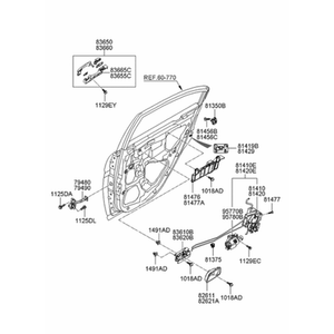 Nouvelles pièces et accessoires automobiles et pour camions Accent Droit 826211E000AR - Product Image 2
