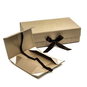 Wholesale Custom <b>Large</b> Luxury Handbag Packaging <b>Box</b> Magnetic Folding <b>Gift</b> <b>Box</b> Packaging with Ribbon Handle - Product Image 3