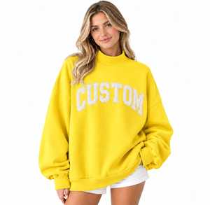 Precio Económico al por Mayor: Camiseta Casual de Manga Larga con Cuello Simulado, Color Liso, Ajuste Holgado para Mujer, Ideal para Invierno y Otoño - Product Image 1