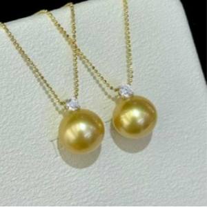 Collar de Perlas de Agua Dulce con Oro de 18K, Diseño de Cielo Estrellado con Sonrisa Impecable, Accesorio de Lujo para Clavícula - Product Image 4