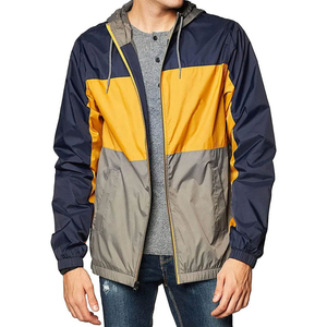 Veste coupe-vent pour homme, veste coupe-vent pour homme pour les activités de plein air avec fermeture éclair imperméable et sensation légère, vestes pour homme - Product Image 6