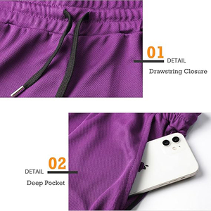Moisture Wicking Fitness <b>Shorts</b> <b>Men</b> Gym Workout Training Quick Dry <b>Lightweight</b> Stretch Breathable - Product Image 5