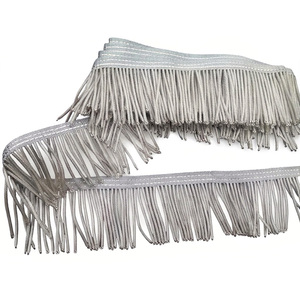 Flecos OEM de seda, rayón, algodón y viscosa, flecos de borlas, flecos en bucle, flecos en espiral de bullion, para vestidos hechos a mano - Product Image 1