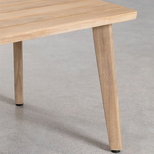 Vandana Grand Hexa <b>Oval</b> Wood <b>Coffee</b> <b>Table</b> (Solid Wood) - Product Image 4