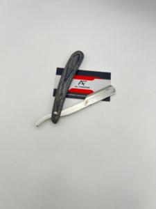 High Quality Wooden Handle Men's Face Shaving <b>Razor</b> for Barber Salon Use Stainless Steel <b>Single</b> <b>Blade</b> Non-Disposable Custom Logo - Product Image 4