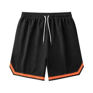 Shorts de basketball pour hommes à taille élastique, pour entraînement, fitness, sport, avec logo personnalisé, style athlétique, streetwear, décontracté, léger et unique. - Product Image 6