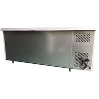 Vente chaude Personnalisé Simple Température En Acier Inoxydable SUMYO ED15L2 2 Portes 2-Shelf Ventilateur De Refroidissement Réfrigérateur Congélateur pour Restaurant