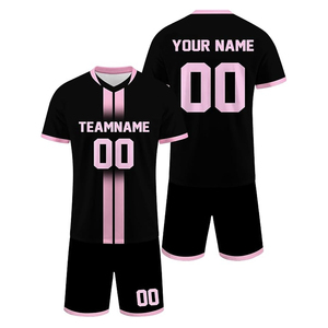 Uniforme de football personnalisé en polyester 100% avec sublimation complète, maillots de football d'entraînement pour hommes et enfants avec logo - Product Image 4