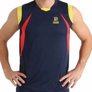 Uniforme de volley-ball imprimé sur mesure pour hommes, 100% polyester, durable, séchage rapide, vente en gros, fabriqué au Pakistan - Product Image 5