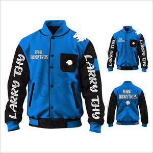 แจ็คเก็ตฤดูหนาวแบบ Letterman สำหรับผู้ชายรุ่นใหม่ล่าสุด พร้อมปกตั้งและโลโก้ด้านหน้า ระบายอากาศได้ดี เป็นมิตรกับสิ่งแวดล้อม ดีไซน์ปรับแต่งได้ - Product Image 6