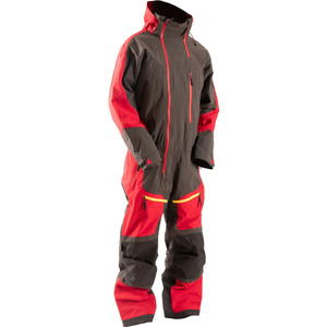 Combinaison de ski imperméable à capuche unisexe rétro années 80, une pièce, hiver, coupe-vent, isolée, polyester/nylon, combinaison de neige - Product Image 1