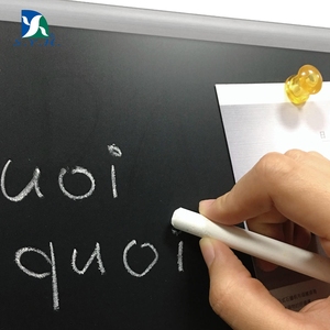 Elegant Silver Aluminum <b>Frame</b> <b>Magnetic</b> Chalkboard with Small Corner Protectors for Schools & Offices - Product Image 5