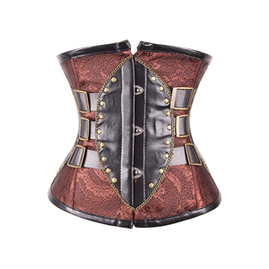Top Trending Arrival <b>Women</b> Genuine Leather <b>Corset</b> Shapers Custom OEM Designs Padded Buttocks Breathable Medium Control Sports - Product Image 5