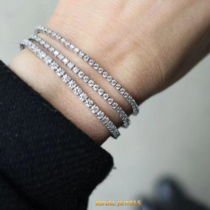 Marquise Moissanite Diamond 925 Silver <b>Bracelet</b> Tennis <b>Bangle</b> for Women Luxury Jewelry Gift Wedding Party - Product Image 2