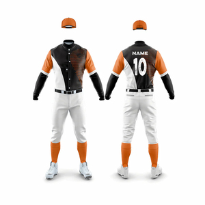 High Quality Custom Baseball Jersey New Arrival Breathable Uniforms with Sublimation Embroidery Logo Printed Sets - Product Image 2