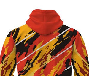 Sudadera con Capucha Personalizada OEM, Sublimada, con Cierre Completo, de Poliéster, para Gimnasio - Product Image 4