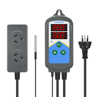 Contrôleur de température multi-scènes INKBIRD ITC-306T, thermostat numérique, double sortie de chauffage pour aquarium, reptile, serre