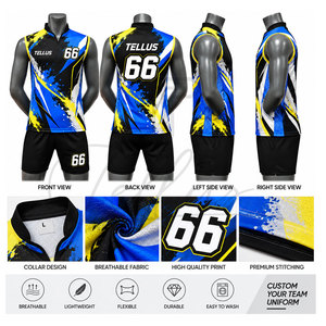 Uniforme de baloncesto personalizado de nuevo estilo hecho en 100% poliéster, uniforme de baloncesto hecho en Pakistán. - Product Image 6
