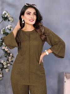 Premium Imported Fabric <b>Kurti</b> Pant Co Ord Set Stylish Women Wear - Product Image 4