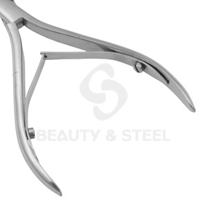 Premium Stainless Steel <b>Nail</b> Cuticle Clipper High Stability Double Spring Trimming <b>Tool</b> For Professional Beauty Spas - Product Image 3