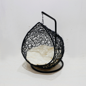 New Design Modern Round Plastic Pet Nest Bed with White <b>Cushion</b> for Indoor Cats <b>Small</b> Size Breathable Design - Product Image 5