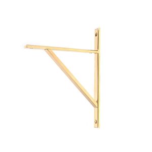 Handmade Brass Shelf <b>Bracket</b> for Luxury Interior Wooden Wall <b>Shelves</b> Decorative Furniture Hardware Accessories Design - Product Image 4