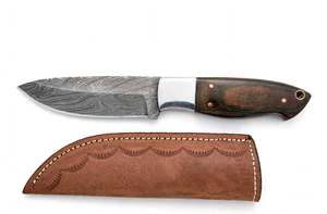 Couteau à découper artisanal en acier Damas, manche en Micarta, outil de cuisine - Product Image 5