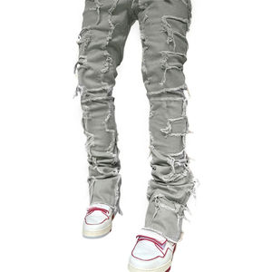 Glory - Jeans Ajustados Personalizados para Hombre, Venta al por Mayor, Estilo Casual, Moderno, Ligeros, Desgastados, Pantalones de Mezclilla Resistentes para Trabajo - Product Image 5