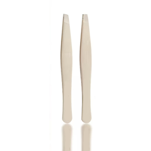Meilleur produit : pince à épiler personnalisée à pointe inclinée et pointue pour les sourcils, pince à épiler pour poils incarnés du visage, best-seller - Product Image 1