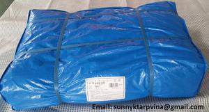 Bâche en toile PE imperméable anti-UV de haute qualité fabriquée au Vietnam, couleur personnalisée, pour couvrir l'équipement - Product Image 4