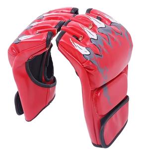 Guantes de MMA Profesionales de Cuero de Alta Calidad con Cordones, Diseño Transpirable con Dedos Descubiertos, Personalizables, Servicio OEM Personalizado, Artes Marciales - Product Image 5