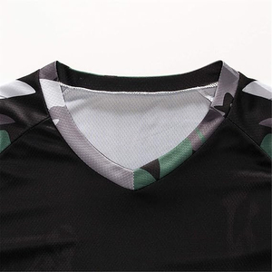 Maillot de motocross personnalisé OEM ODM de qualité supérieure, respirant, séchage rapide, prix d'usine, fournisseur de vêtements de course en gros - Product Image 3