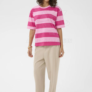 Camiseta Holgada de Diseño Moderno para Mujer, Material de Alta Calidad, Corte Holgado, Estilo Informal para Uso Diario - Product Image 5