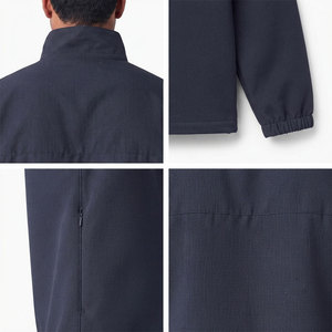 Chaqueta Softshell con Capucha y Cierre de Cremallera para Hombre, Diseño Personalizado con Logotipo, Antiencogimiento, Impermeable, Secado Rápido, Servicio OEM, Precio al por Mayor - Product Image 5