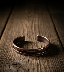 Belladec Women's Hand Forged Red <b>Copper</b> Cuff Bracelet Rustic Hammered Open <b>Bangle</b> Artisan Boho Statement Jewelry - Product Image 5