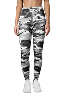 Leggings en nylon et élasthanne pour petites filles, longueur cheville, taille mi-haute, avec ceinture décorative, motif uni, 190 GSM, extensibles sans couture, vêtements de sport - Product Image 2