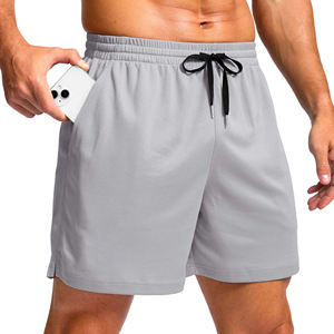 Pantalones Cortos Deportivos para Hombre, con Bolsillo Lateral, Transpirables, de Secado Rápido, Ligeros, para Correr, Gimnasio, con Cintura Elástica Ancha - Product Image 1