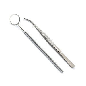 Juego de 3 Piezas de Acero Inoxidable Alemán para Exploración Dental Manual, Kit de Higiene Bucal Básica, Sonda, Espejo Bucal, Herramientas de Limpieza Dental - Product Image 6