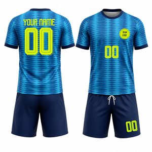 Camiseta de Fútbol Personalizada con Pantalones Cortos a Juego, Logotipo Personalizado, Uniforme de Equipo, Venta al Por Mayor OEM - Product Image 3