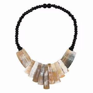 Collar de cuerno de búfalo hecho a mano con nuevo diseño, joyería ecológica - nuevo diseño - Product Image 1