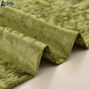 Rollos de Tela de Terciopelo Elástico Tejido en Trama de Varios Colores 2025, Tela de Terciopelo Arrugado Blanco - Product Image 4